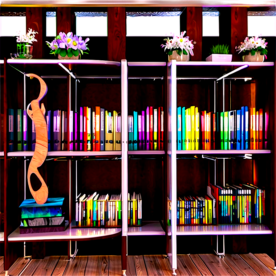 Bookshelf Arrangement Ideas Png 06262024 PNG image