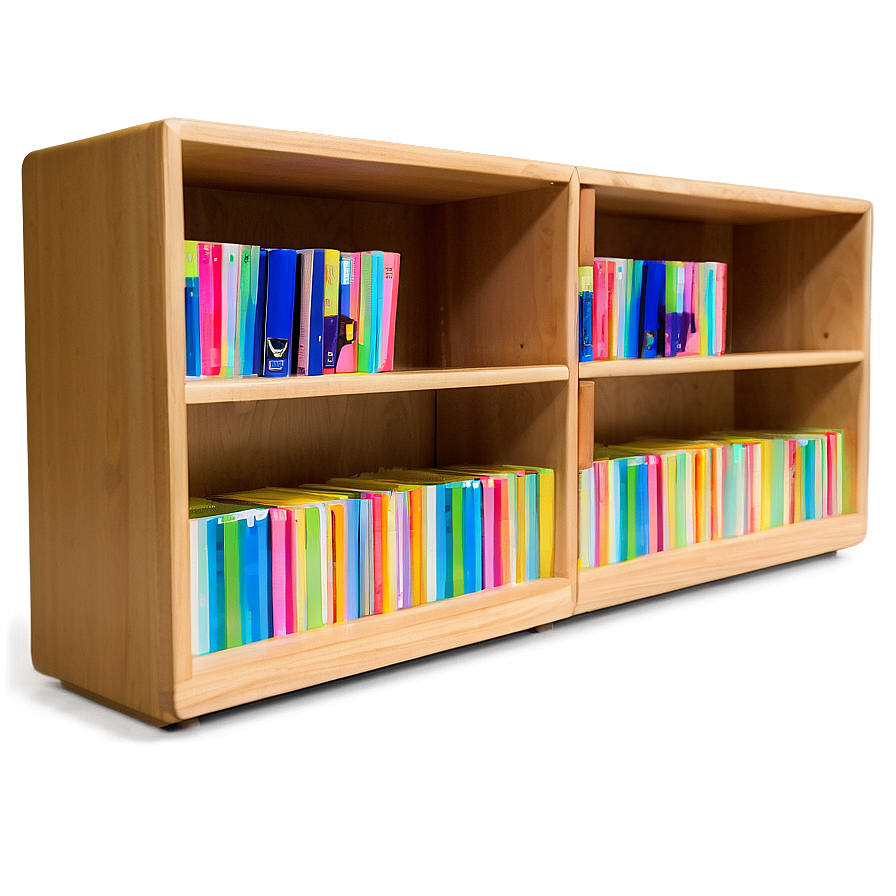 Bookshelf For Nursery Png Bdt10 PNG image