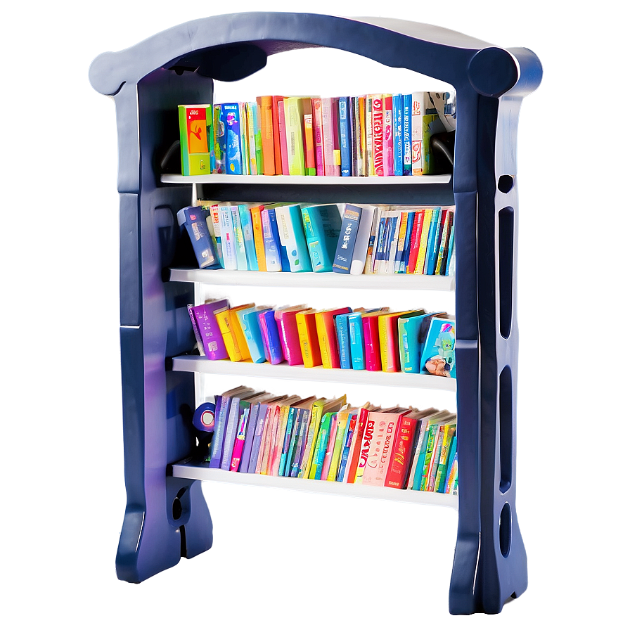 Bookshelf For Nursery Png Myc38 PNG image