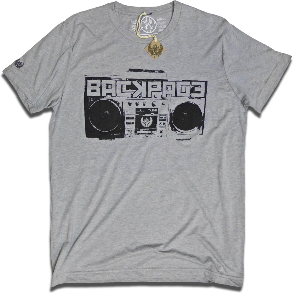 Boombox Graphic T Shirt PNG image