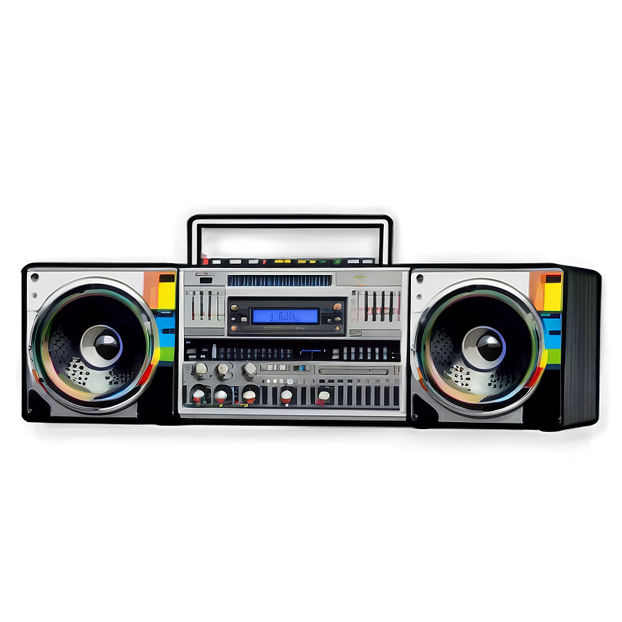 Boombox With Equalizer Png 97 PNG image