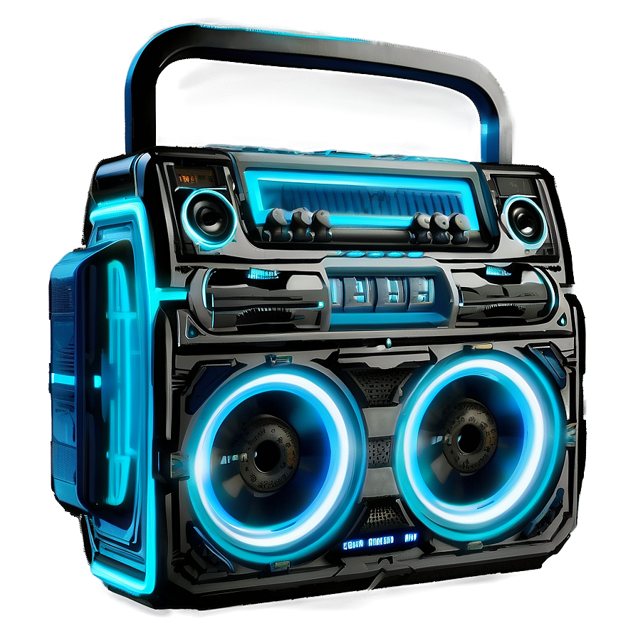 Boombox With Led Lights Png 75 PNG image