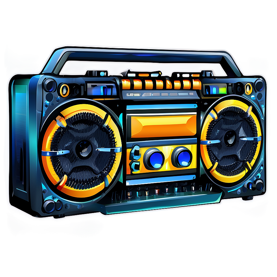 Boombox With Remote Control Png Qnt72 PNG image