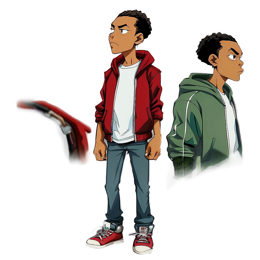 Boondocks Riley Freeman Artwork Png Iai PNG image