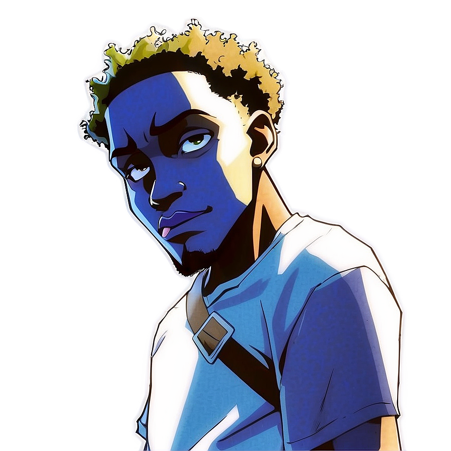 Boondocks Riley Freeman Cool Look Png 06252024 PNG image