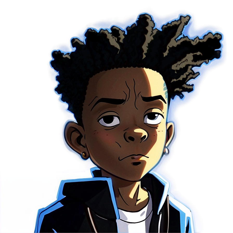 Boondocks Riley Freeman Profile Png 06252024 PNG image