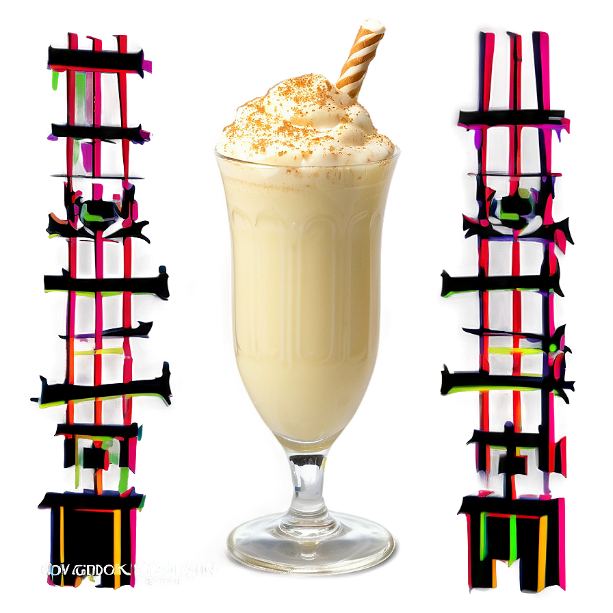 Boozy Eggnog Indulgence Png 06132024 PNG image