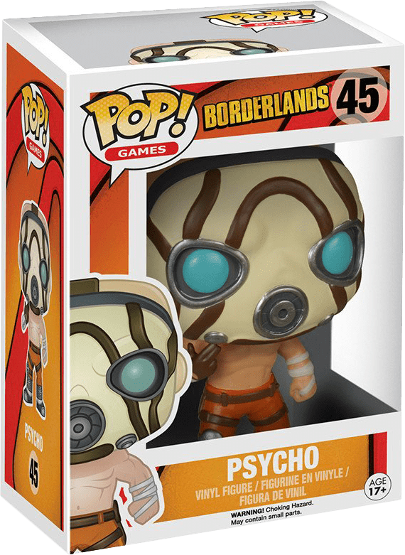 Borderlands Psycho Pop Vinyl Figure45 PNG image