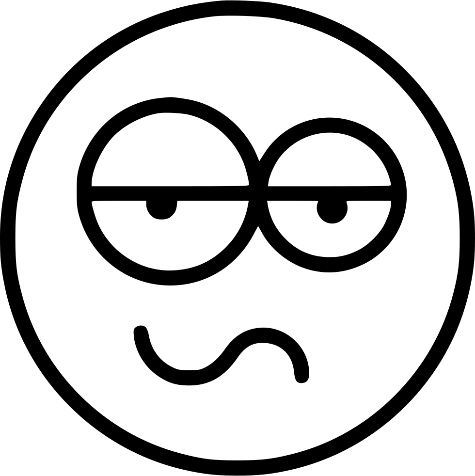 Bored Expression Emoji PNG image