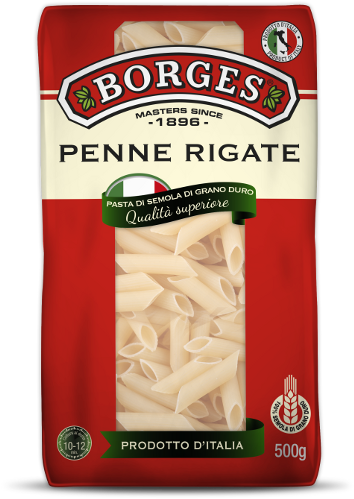 Borges Penne Rigate Pasta Package500g PNG image