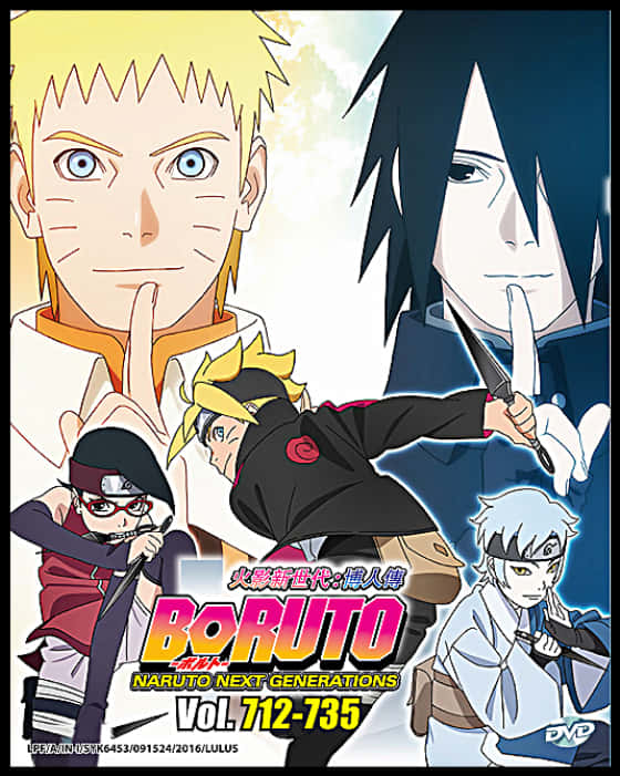 Boruto Naruto Generations D V D Cover PNG image