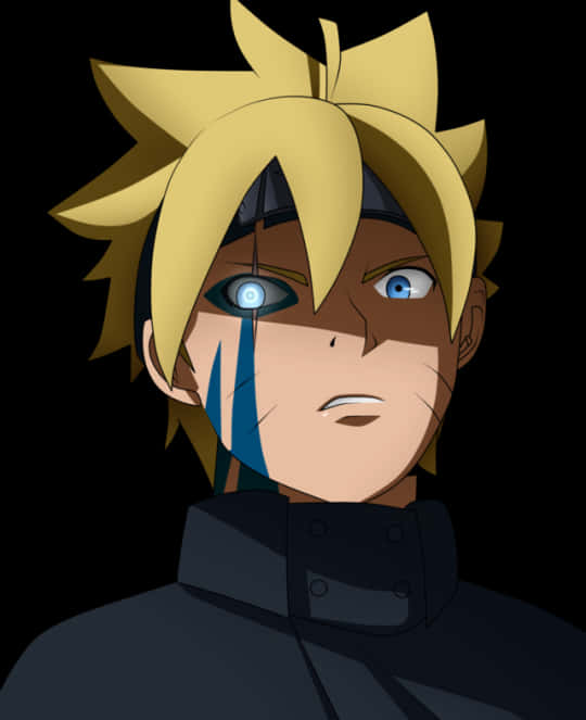 Boruto Uzumaki Jougan Activation PNG image