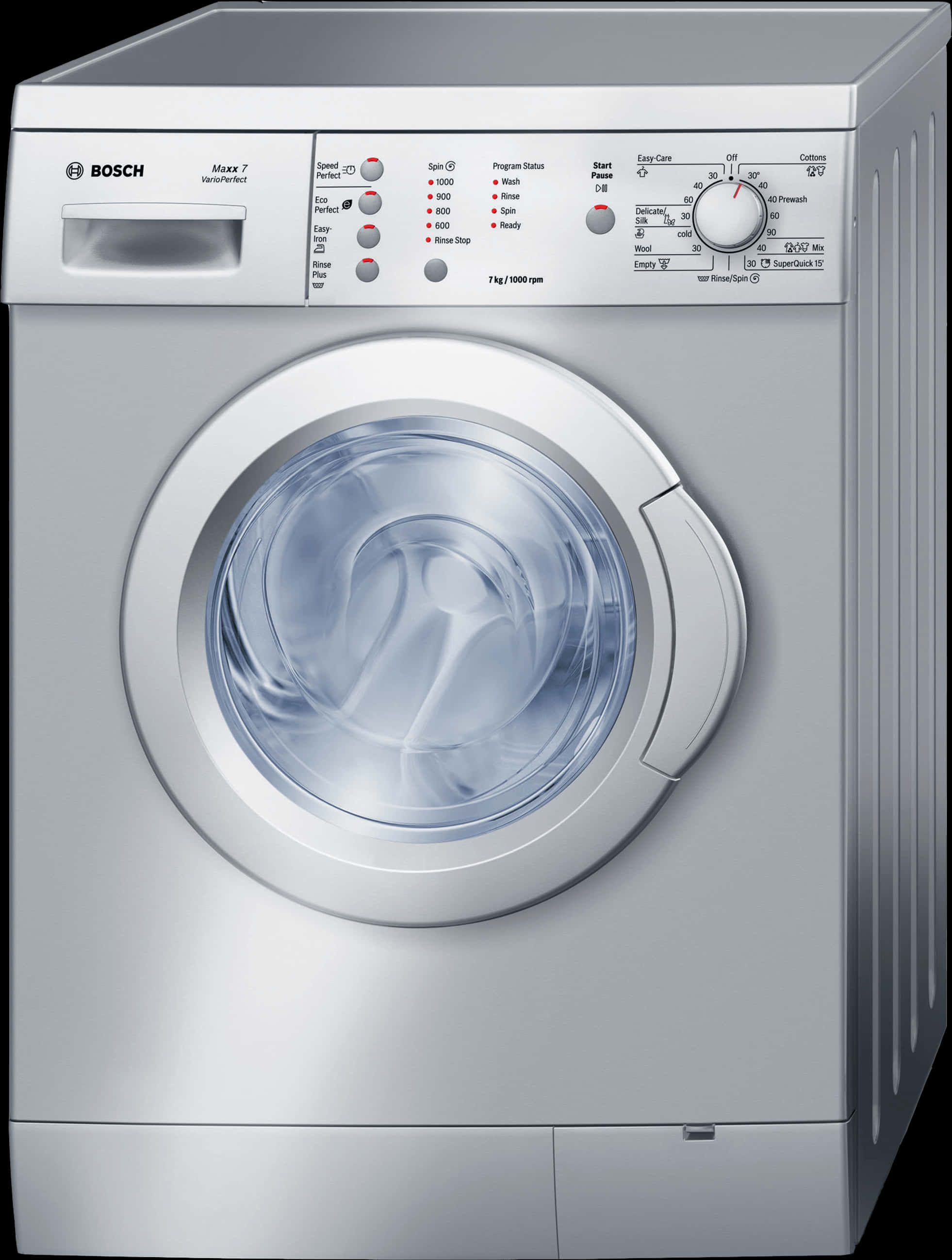 Bosch Front Load Washing Machine PNG image