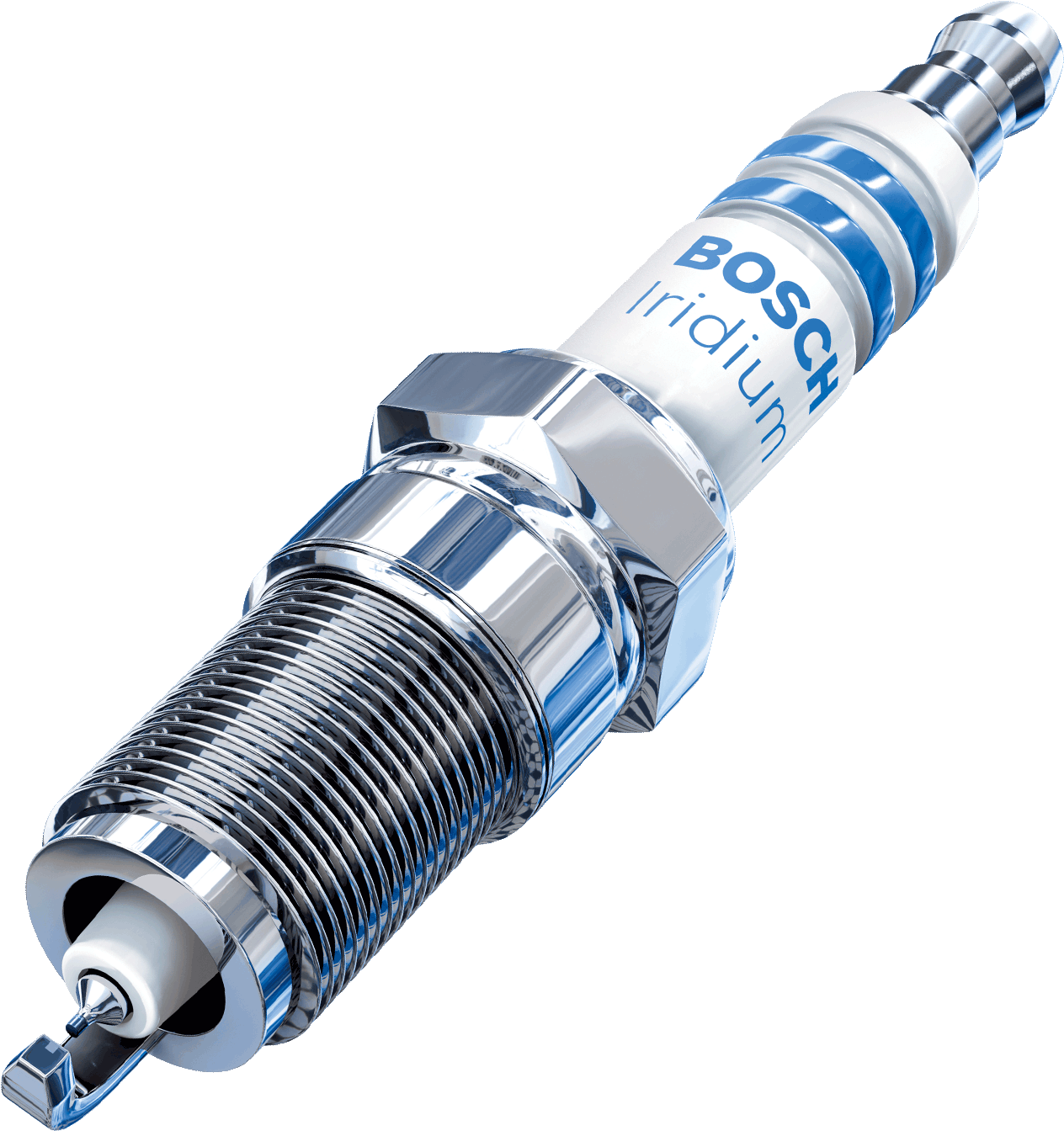 Bosch Iridium Spark Plug PNG image