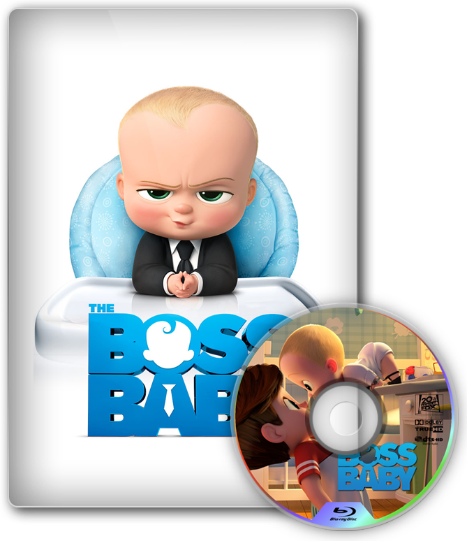 Boss Baby Movie D V D Cover Art PNG image