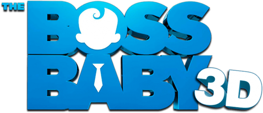 Boss Baby3 D Logo PNG image