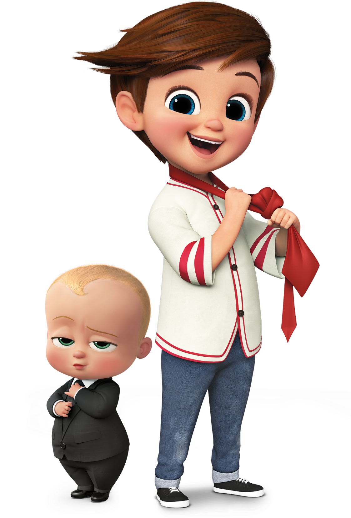 Boss Babyand Brother Animated Characters PNG image