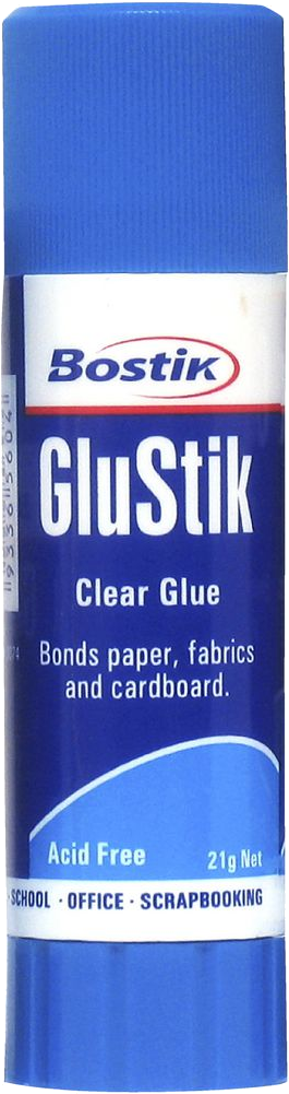 Bostik Glu Stik Clear Glue Stick PNG image