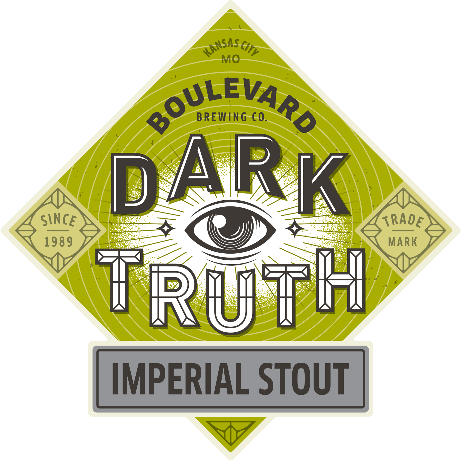 Boulevard Dark Truth Imperial Stout Label PNG image