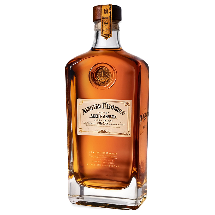 Bourbon Whiskey Bottle Png 06212024 PNG image