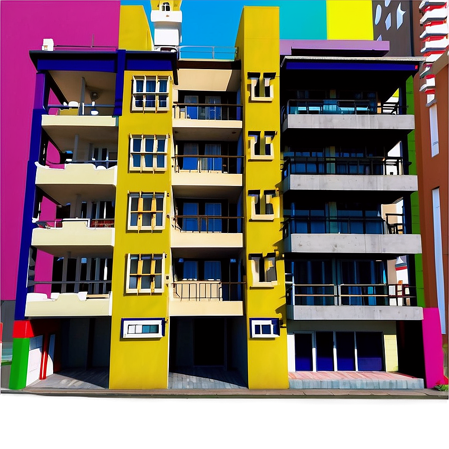 Boutique Apartment Building Png Sai29 PNG image