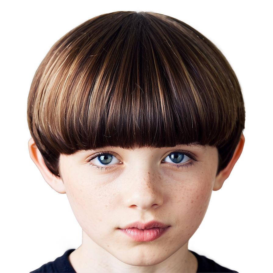 Bowl Cut For Wavy Hair Png 58 PNG image