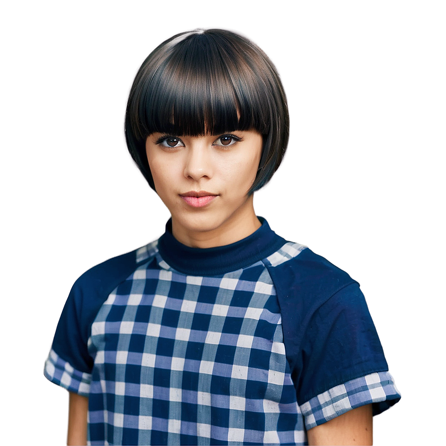 Bowl Cut With Bangs Png Dqg57 PNG image