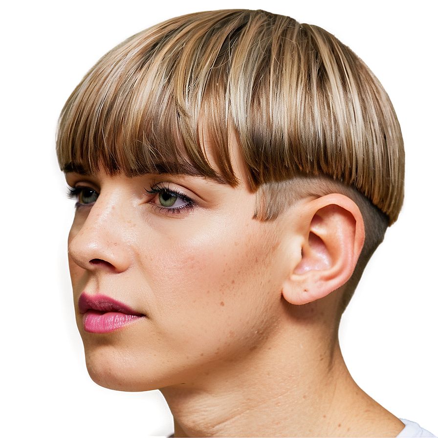 Bowl Cut With Fade Png 69 PNG image