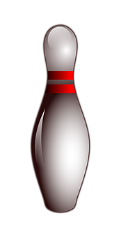 Bowling Pin Graphic PNG image