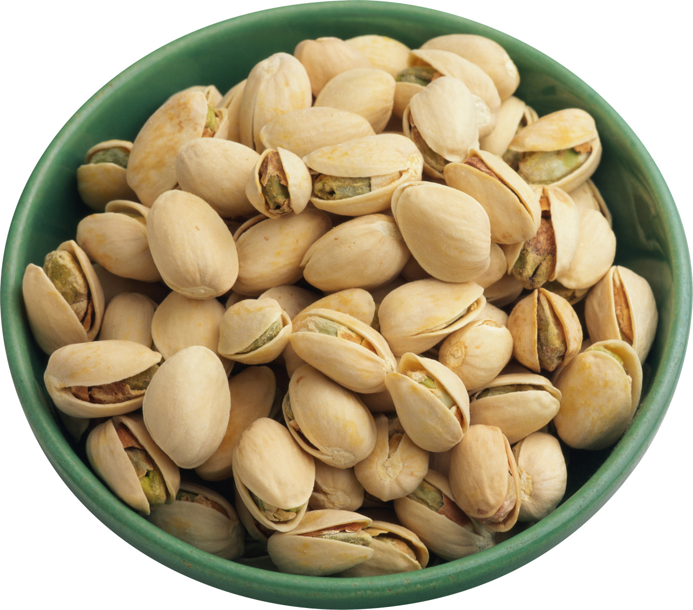 Bowlof Pistachios Top View PNG image