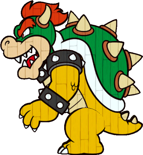 Bowser Nintendo Character Art PNG image