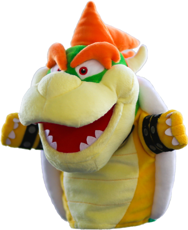 Bowser Plush Toy PNG image