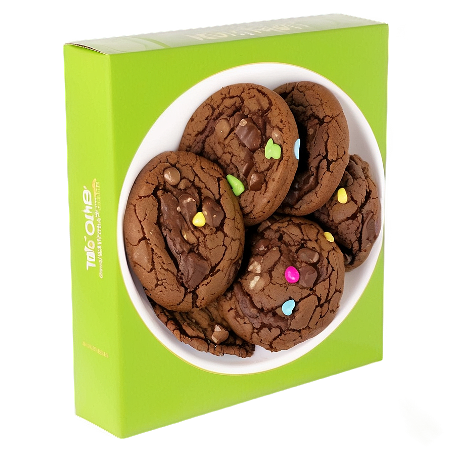 Box Of Chocolate Cookies Png Rmf PNG image