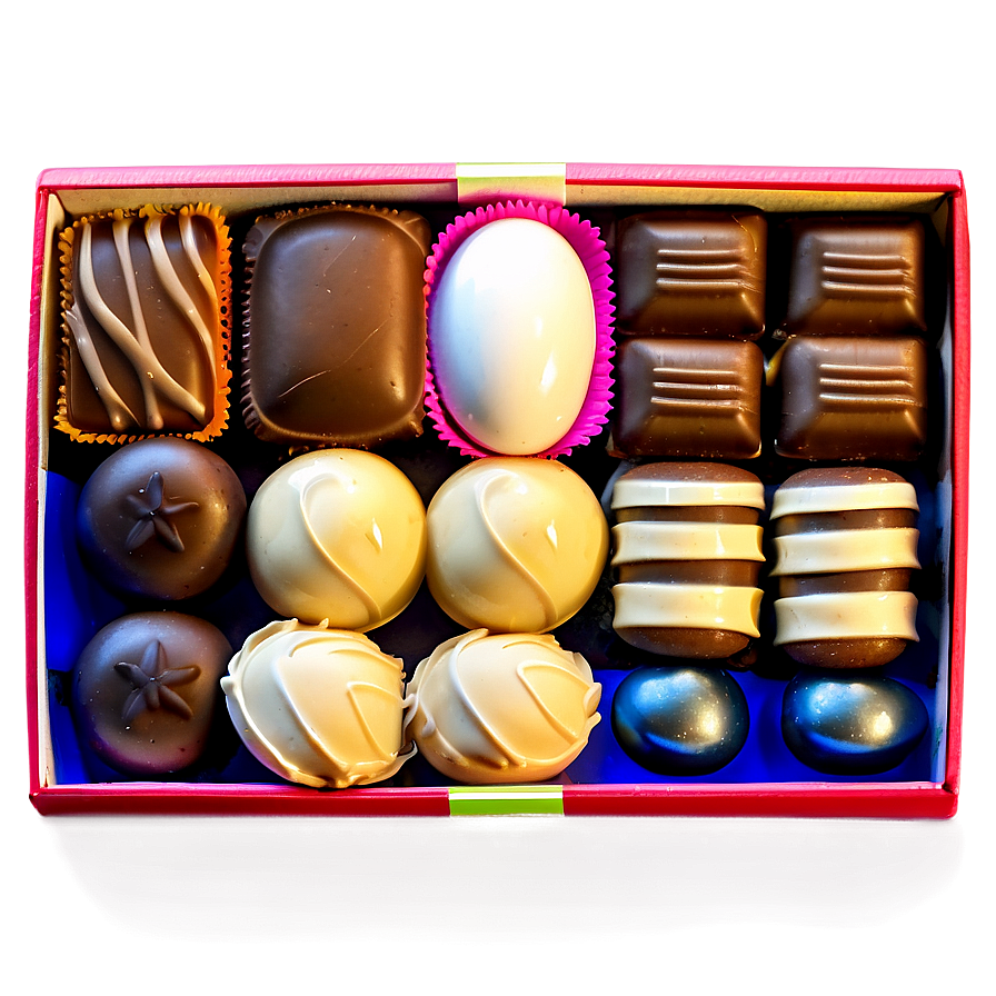 Box Of Hand-selected Chocolates Png Fox79 PNG image