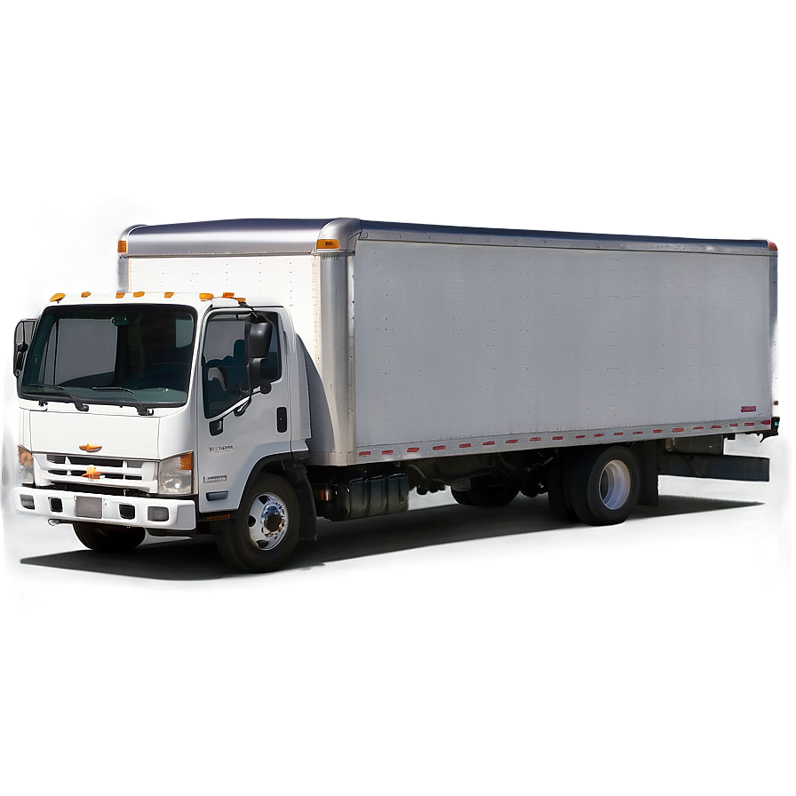 Box Truck On Road Png 06132024 PNG image