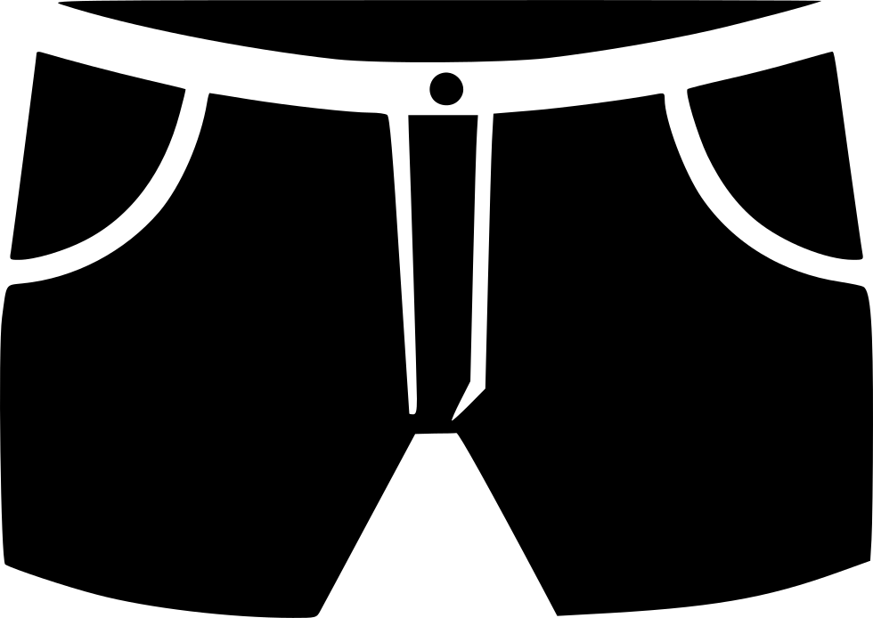 Boxer Shorts Outline Graphic PNG image