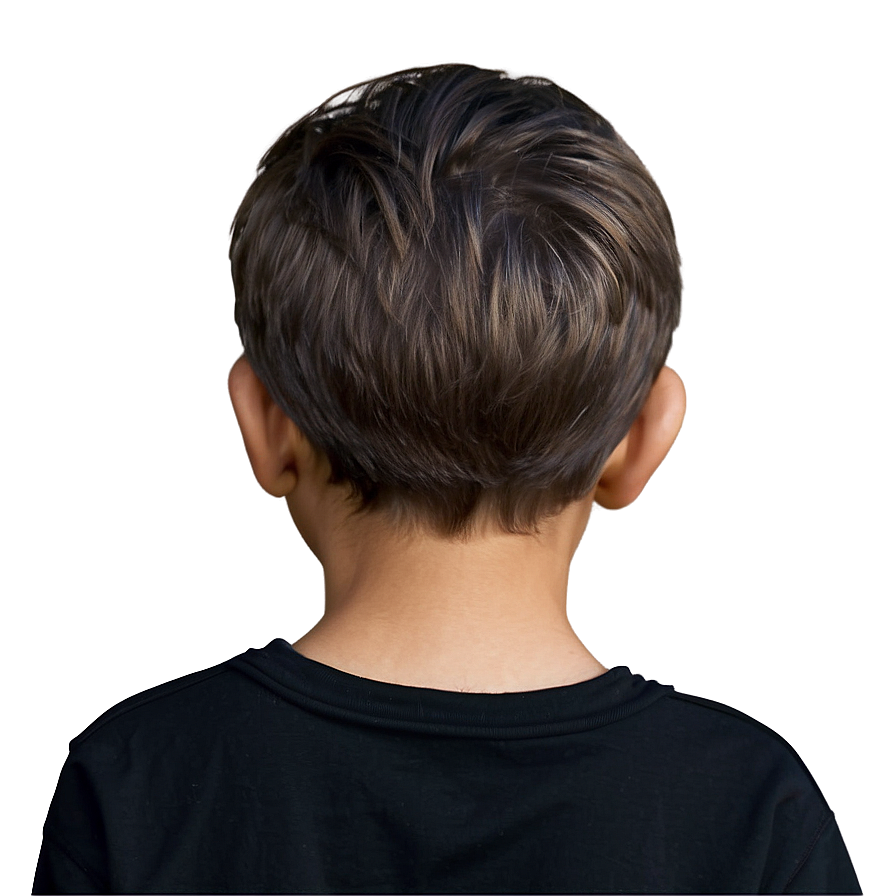 Boy Hair Back View Png 2 PNG image