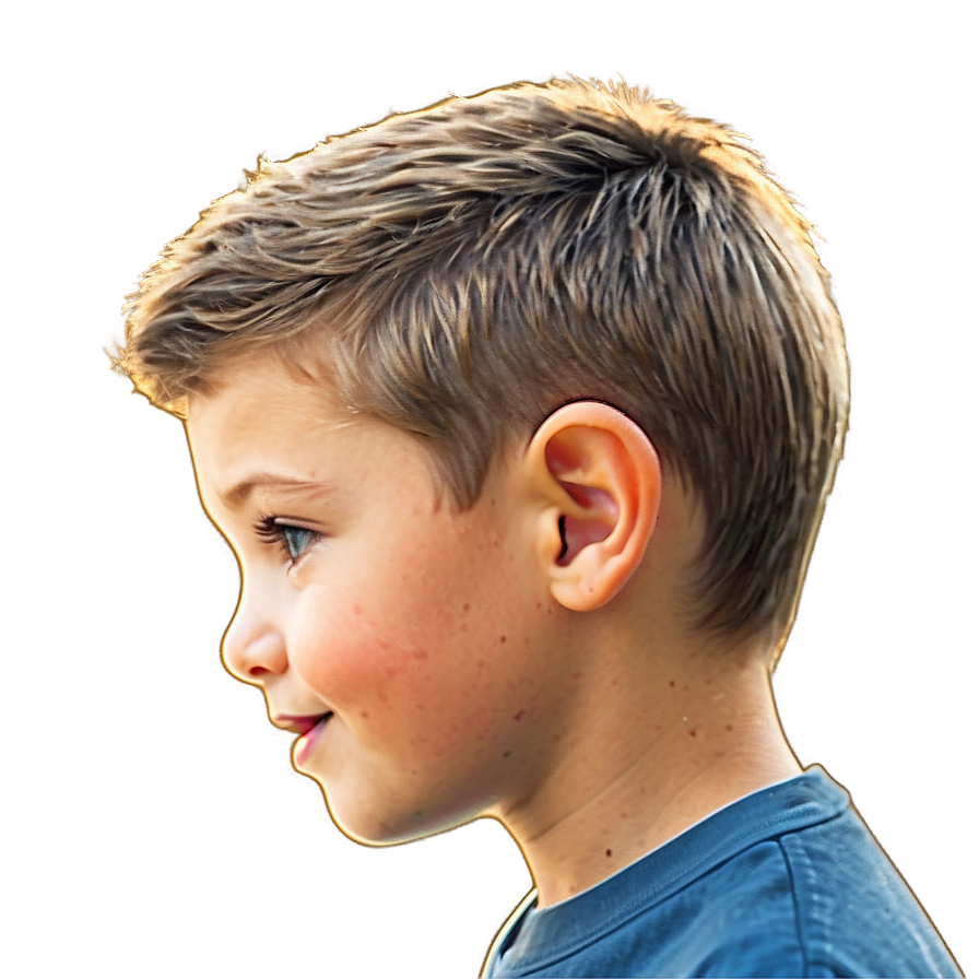 Boy Haircut Cartoon Png 06282024 PNG image