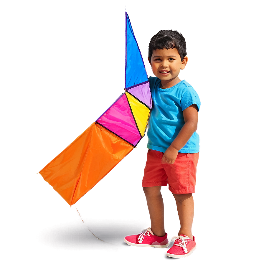 Boy With Kite Png Fcu PNG image