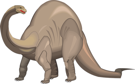 Brachiosaurus Dinosaur Illustration PNG image