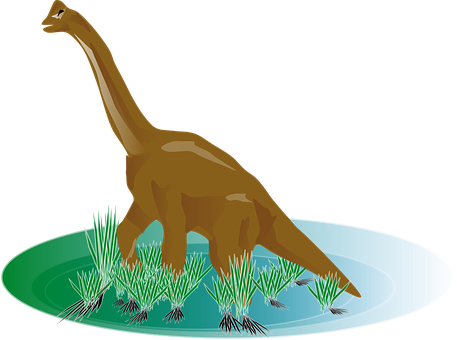 Brachiosaurus Vector Art PNG image
