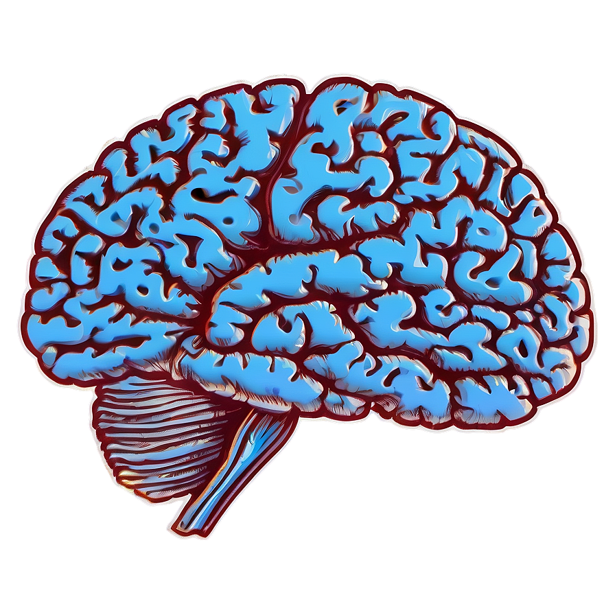 Brain Activity Outline Png 17 PNG image