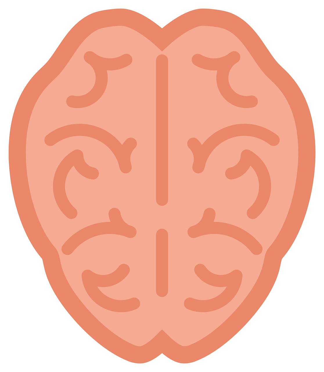 Brain Icon Graphic PNG image
