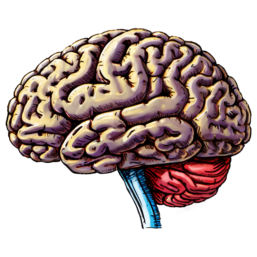 Brain Sketch Png 06272024 PNG image