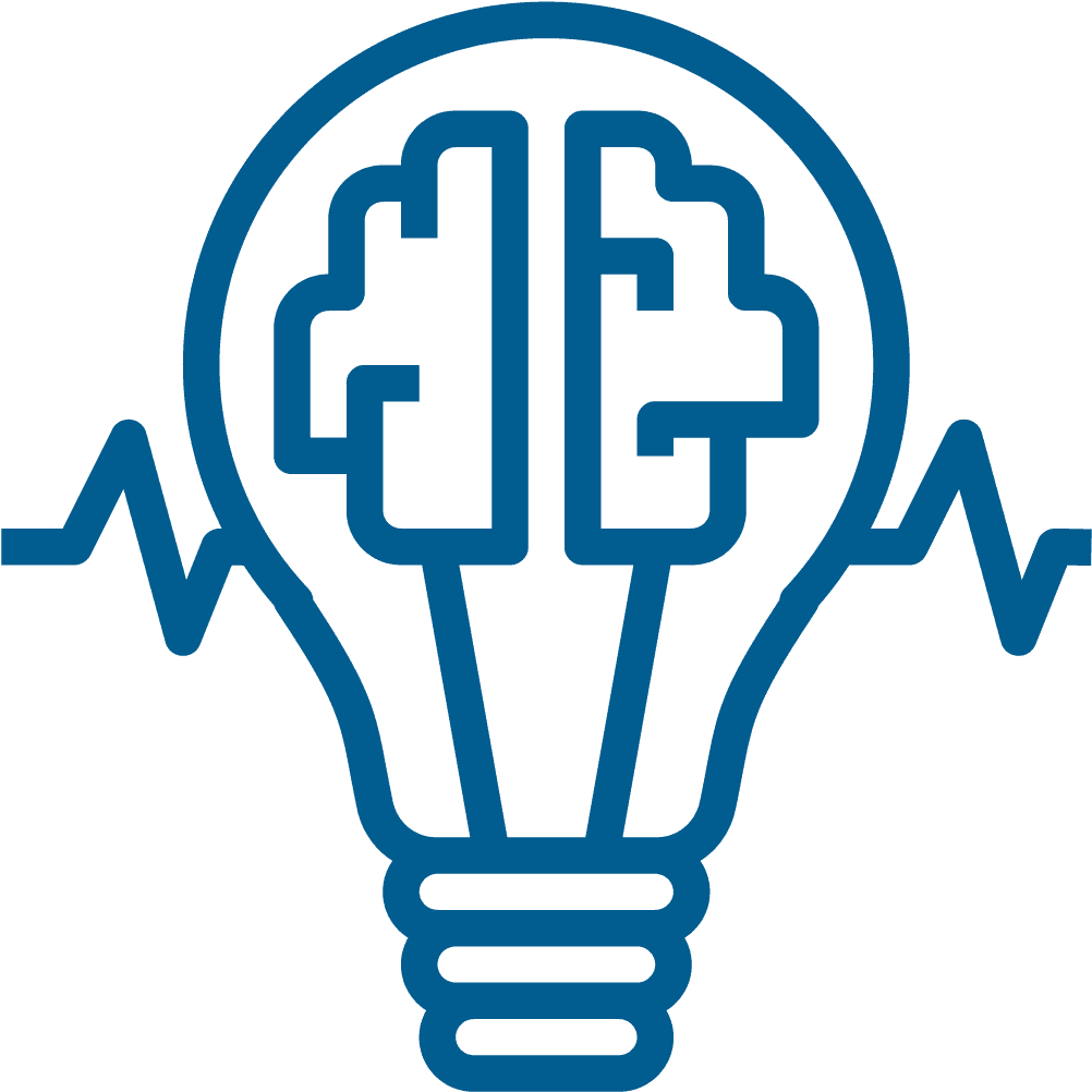 Brainstorming Lightbulb Icon PNG image