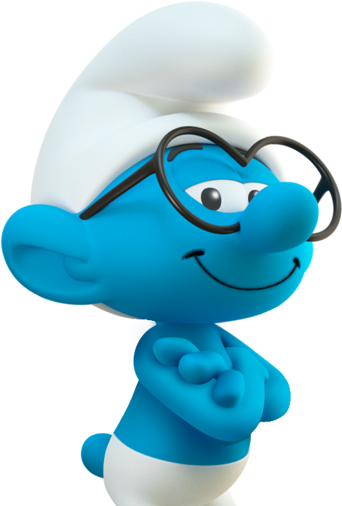 Brainy Smurf Posing.png PNG image