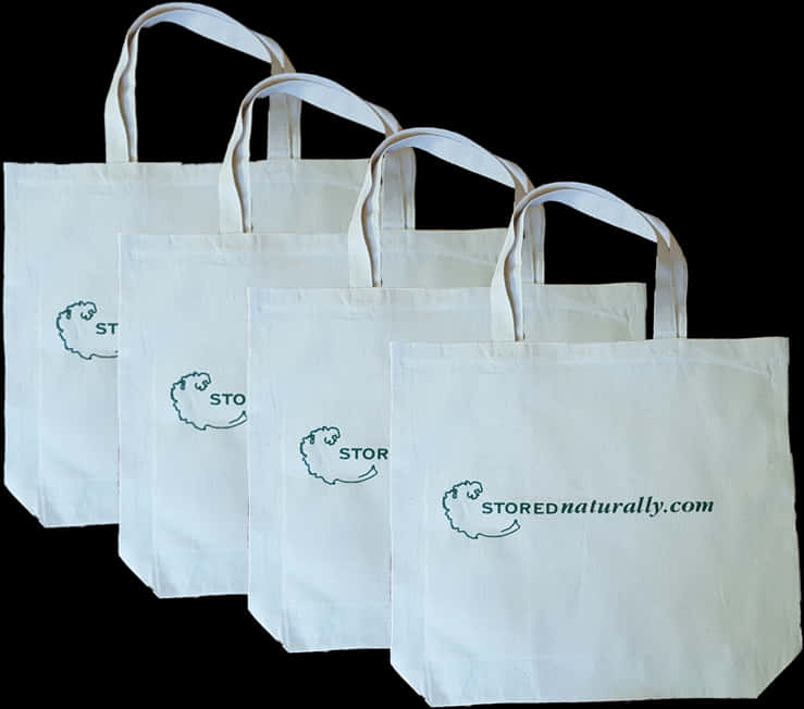 Branded Canvas Tote Bags PNG image