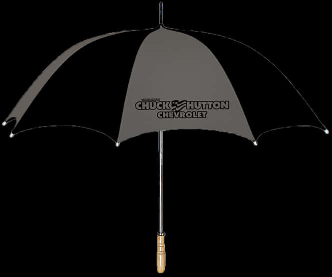 Branded Chevrolet Umbrella Black PNG image