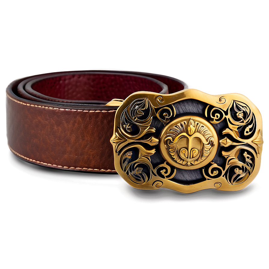 Brass Belt Buckle Png 06212024 PNG image