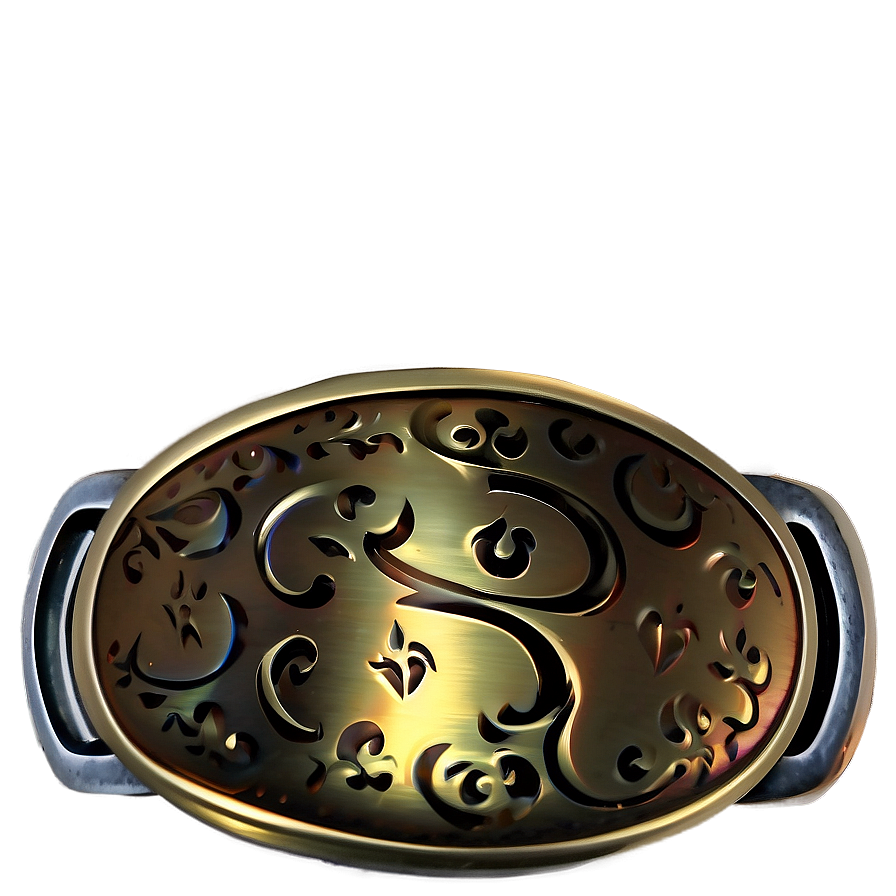 Brass Belt Buckle Png 06212024 PNG image